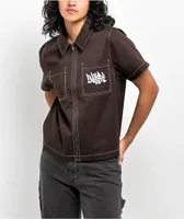 Empyre Buffy Java Crop Work Shirt