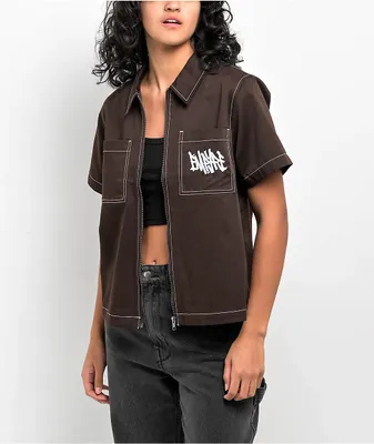 Empyre Buffy Java Crop Work Shirt