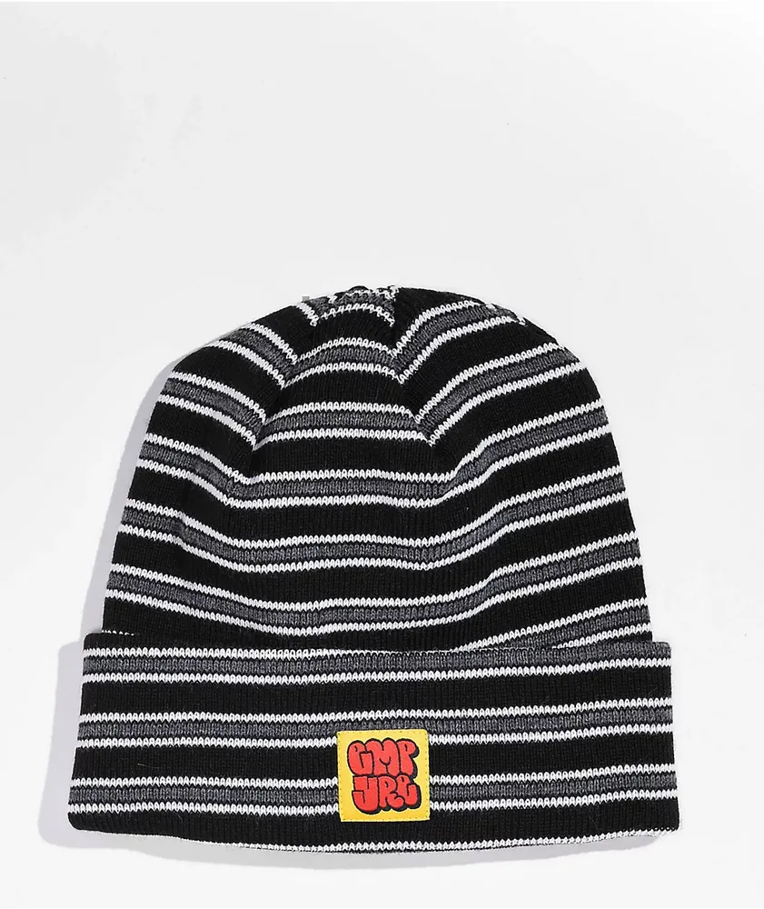 Empyre Burner Grey & Black Stripe Beanie