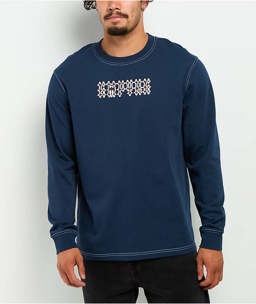 Empyre Cage Match Navy Long Sleeve T-Shirt
