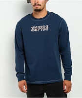 Empyre Cage Match Navy Long Sleeve T-Shirt