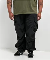 Empyre Canopy Black Cargo Parachute Pants 