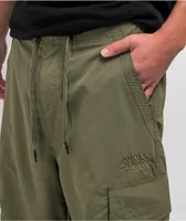 Empyre Canopy Olive Green Cargo Parachute Pants 