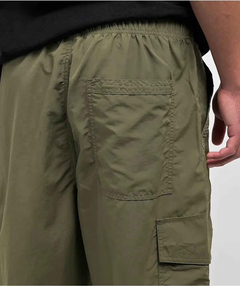 Empyre Canopy Olive Green Cargo Parachute Pants 