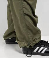 Empyre Canopy Olive Green Cargo Parachute Pants 