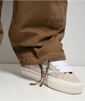 Empyre Canvas Khaki Ultra Loose Double Cargo Pants