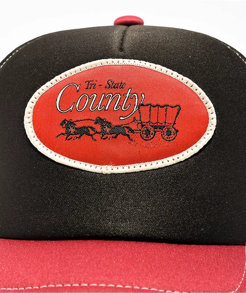 Empyre Caravan Black & Red Trucker Hat