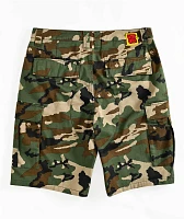 Empyre Cargo Loose Fit Camo Skate Shorts