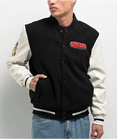 Empyre Cat A Tat Black & Cream Varsity Jacket