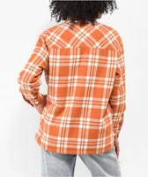 Empyre Cayden Rust Flannel Sherpa Jacket