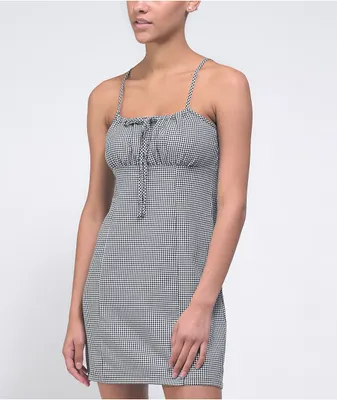 Empyre Celeste Houndstooth A Line Dress