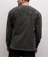Empyre Centered Charcoal Long Sleeve T-Shirt