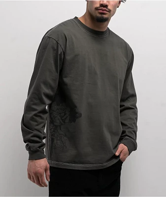 Empyre Centered Charcoal Long Sleeve T-Shirt