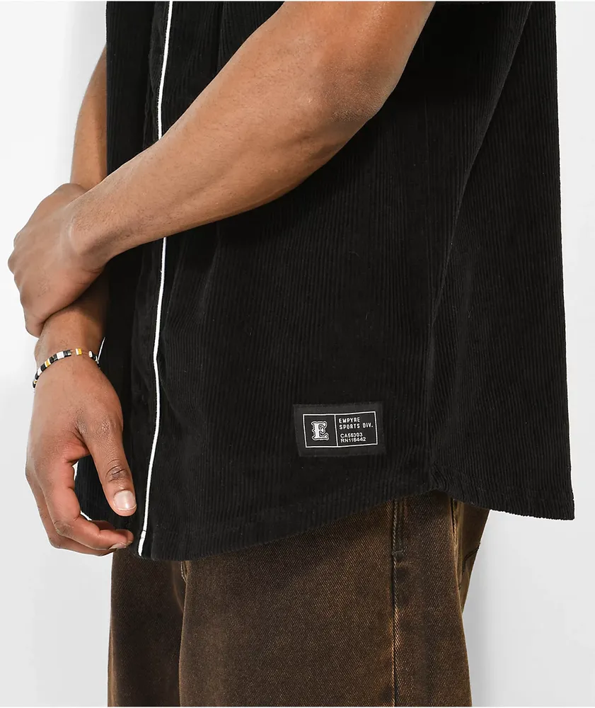 Empyre Charles Black Corduroy Baseball Jersey