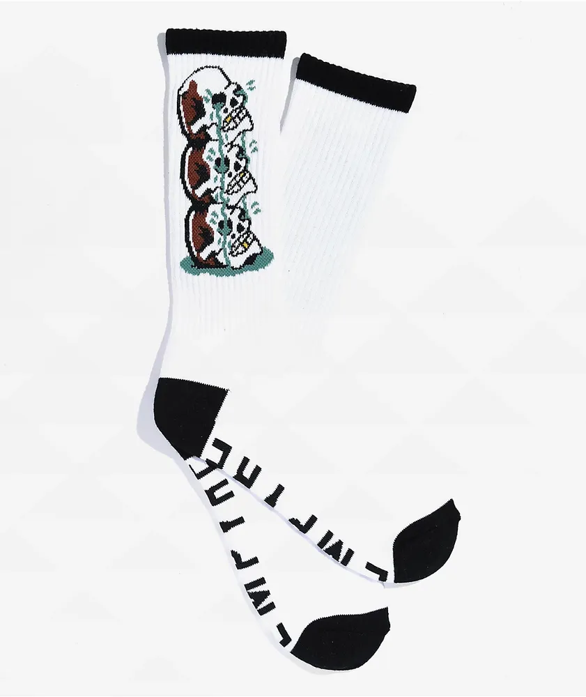 Empyre Chasing Waterfalls White Crew Socks