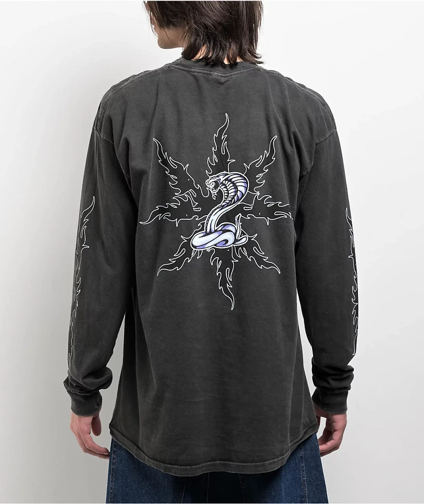 Empyre Chrome Animals Black Wash Long Sleeve T-Shirt