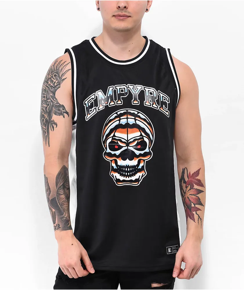 Empyre Chrome Zone Black Basketball Jersey