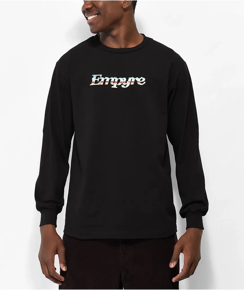 Empyre Chrome Zone Black Long Sleeve T-Shirt