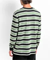 Empyre Claws Black & Green Long Sleeve Stripe T-Shirt