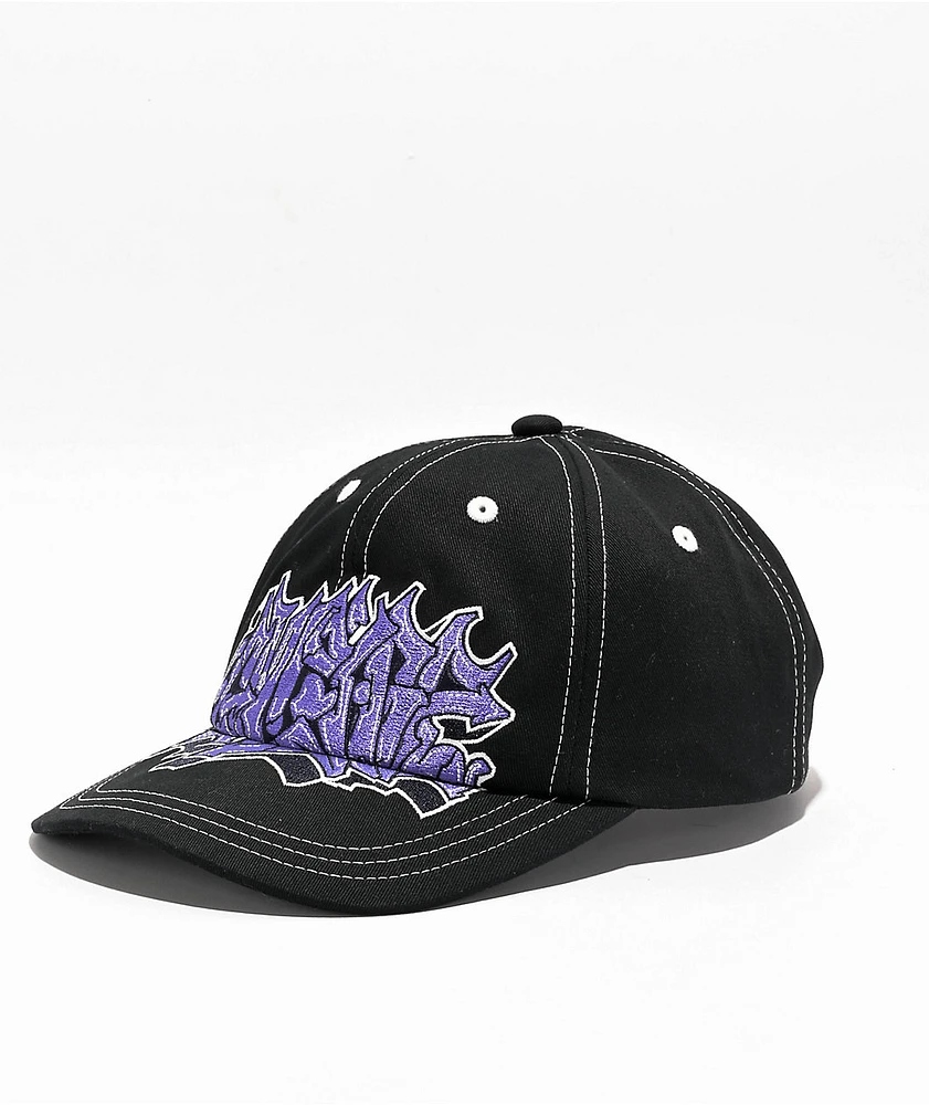 Empyre Coated Black Strapback Hat