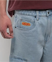 Empyre Colby Light Blue Cargo Loose Fit Skate Jeans