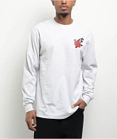 Empyre Collegiate Metal Ash Grey Long Sleeve T-Shirt