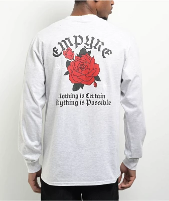 Empyre Collegiate Metal Ash Grey Long Sleeve T-Shirt