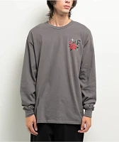 Empyre Collegiate Metal Grey Long Sleeve T-Shirt