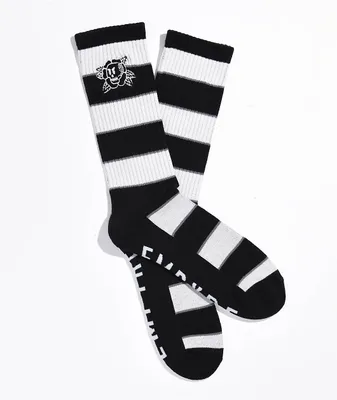 Empyre Come Up Black & White Crew Socks