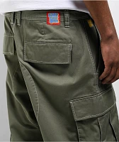 Empyre Contrast Olive Ultra Loose Cargo Skate Pants