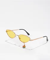 Empyre Cool Cat Flower Yellow Sunglasses