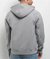 Empyre Corded Grey Zip Hoodie