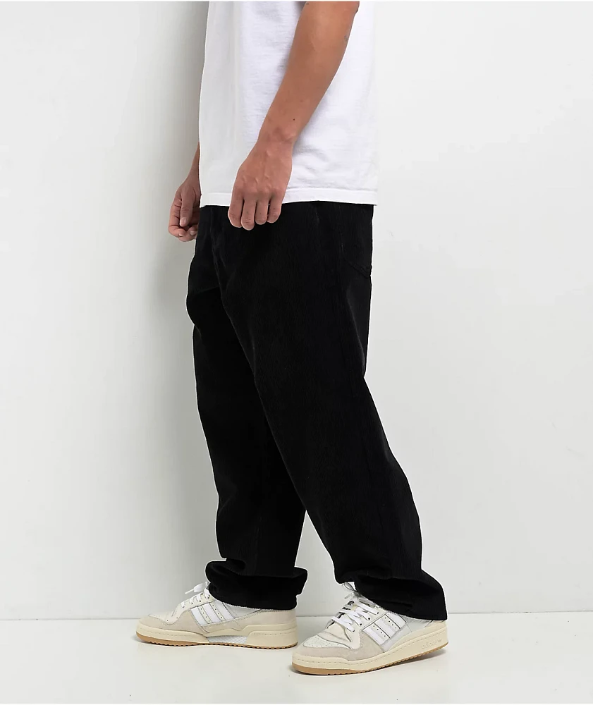 Empyre Corduroy Black Ultra Loose Skate Pants