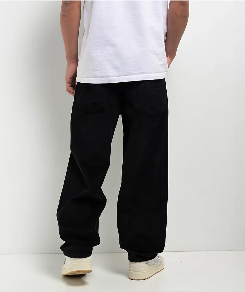 Empyre Corduroy Black Ultra Loose Skate Pants