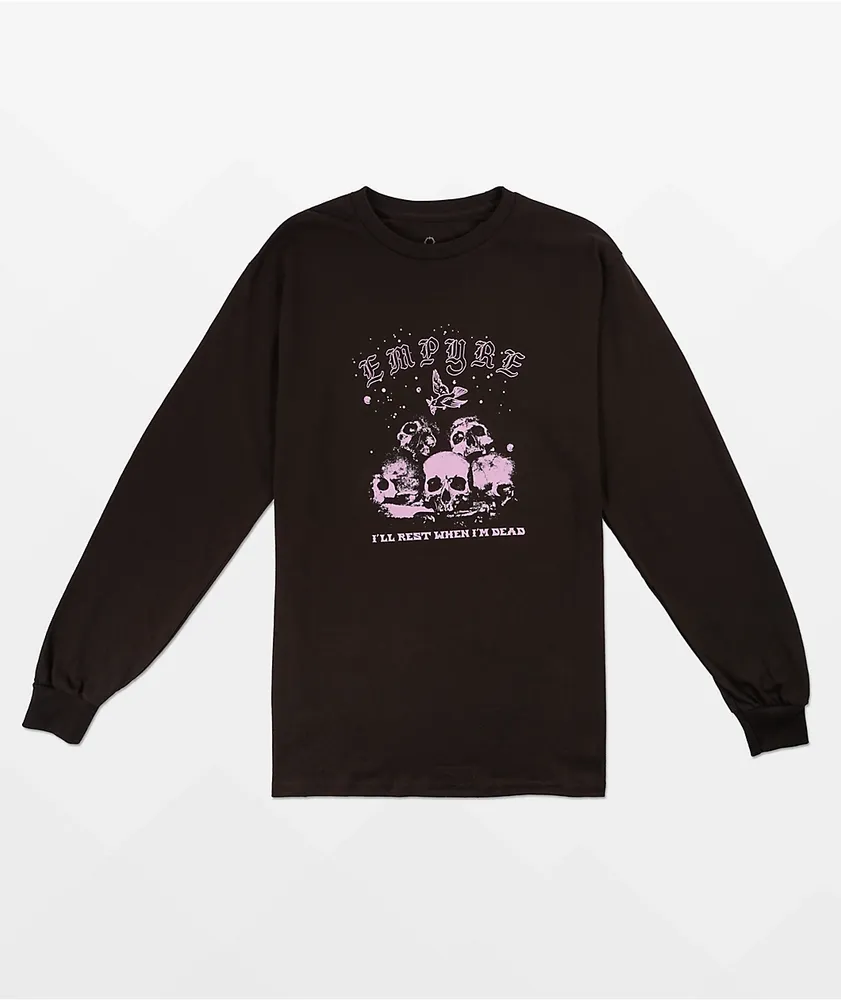 Empyre Cousin Of Death Brown Long Sleeve T-Shirt