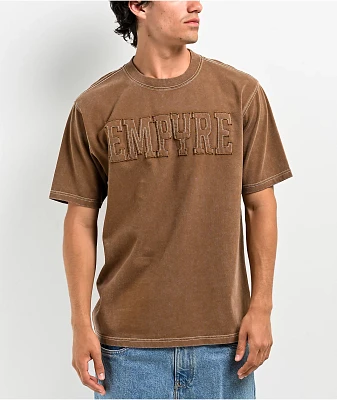 Empyre Cowboy Knit Brown Wash T-Shirt