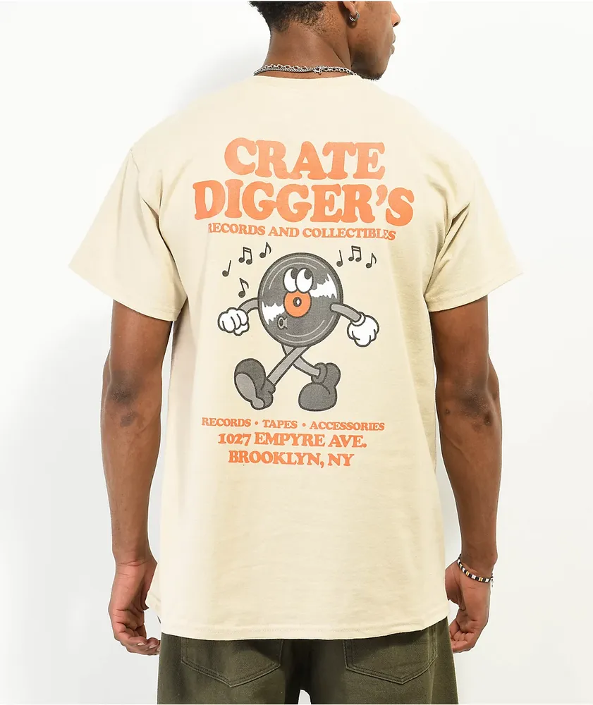 Empyre Crate Diggers Sand T-Shirt