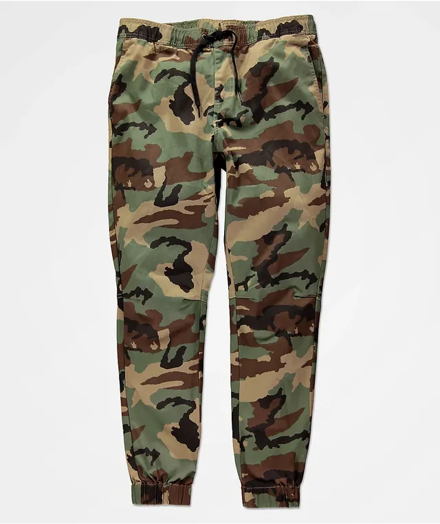 Empyre Creager Stretch Elastic Waist Camo Jogger Pants