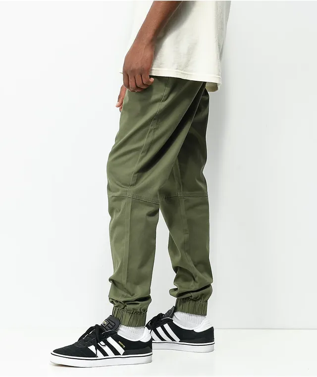 Empyre Creager Stretch Elastic Waist Tobacco Jogger Pants