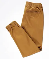 Empyre Creager Stretch Elastic Waist Tobacco Jogger Pants