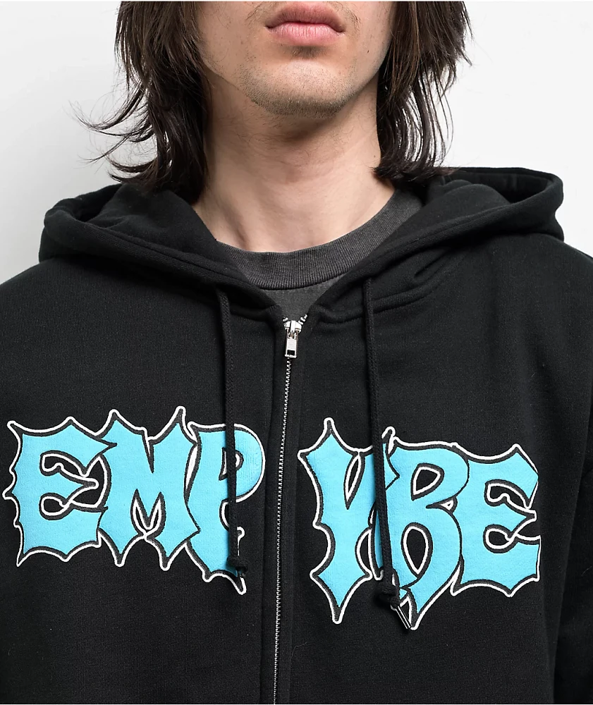 Empyre Cringe Logo Black Zip Hoodie