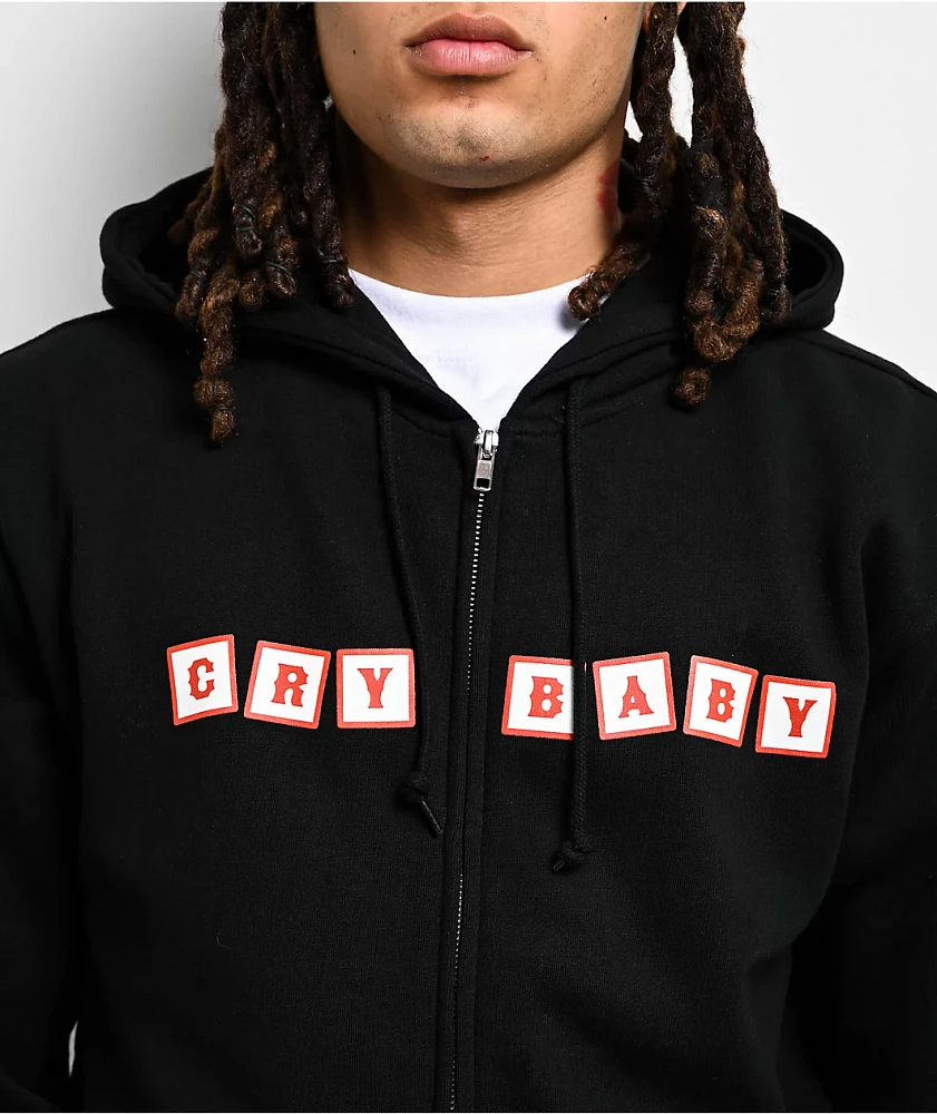 Empyre Cry Baby Clown Black Zip Hoodie