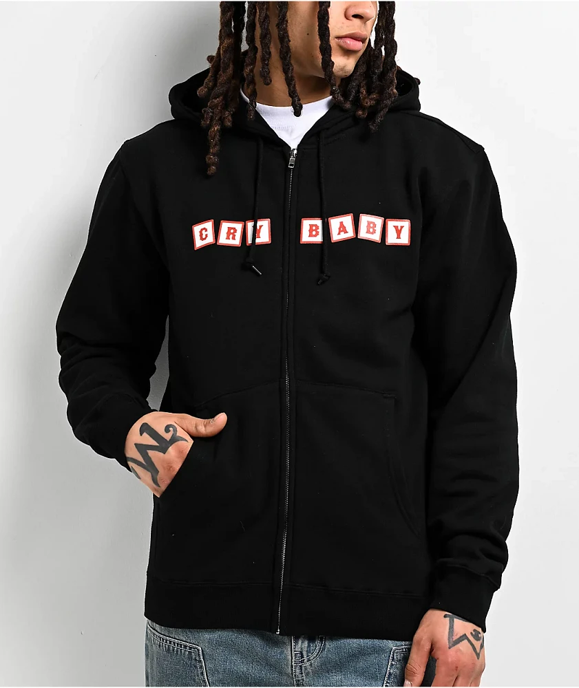 Empyre Cry Baby Clown Black Zip Hoodie