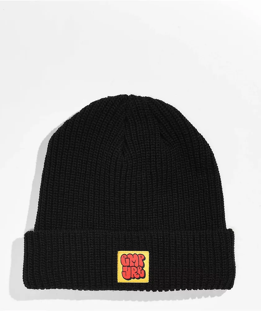 Empyre Cuffed Black Beanie