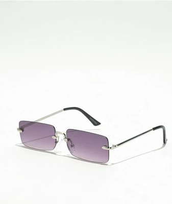 Empyre Danny Purple Rimless Sunglasses