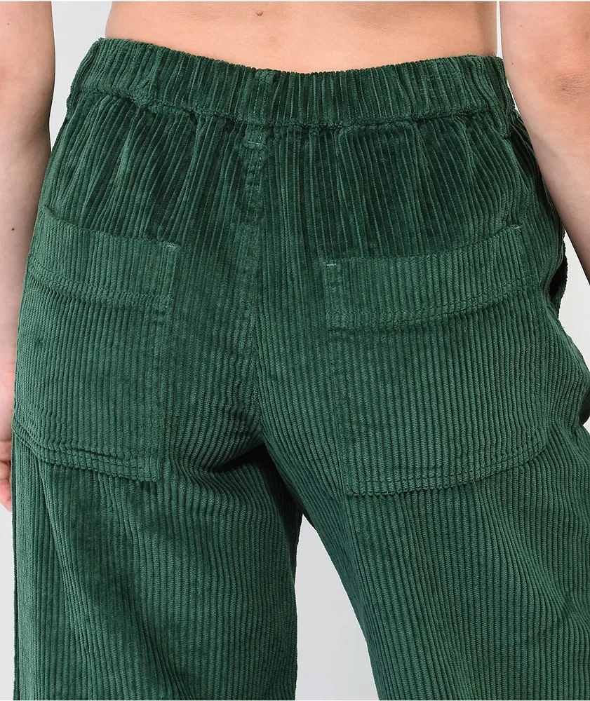 Empyre Green Corduroy Cargo Skate Pants