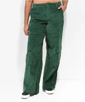 Empyre Darian Hunter Green Cargo Corduroy Skate Pants