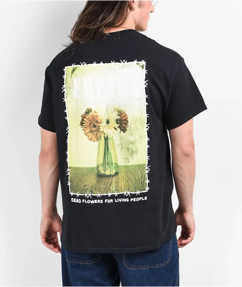 Empyre Dead Flowers Black T-Shirt