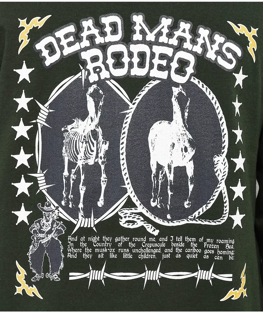 Empyre Deadmans Rodeo Dark Green Long Sleeve T-Shirt