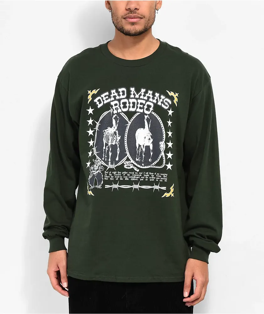 Empyre Deadmans Rodeo Dark Green Long Sleeve T-Shirt